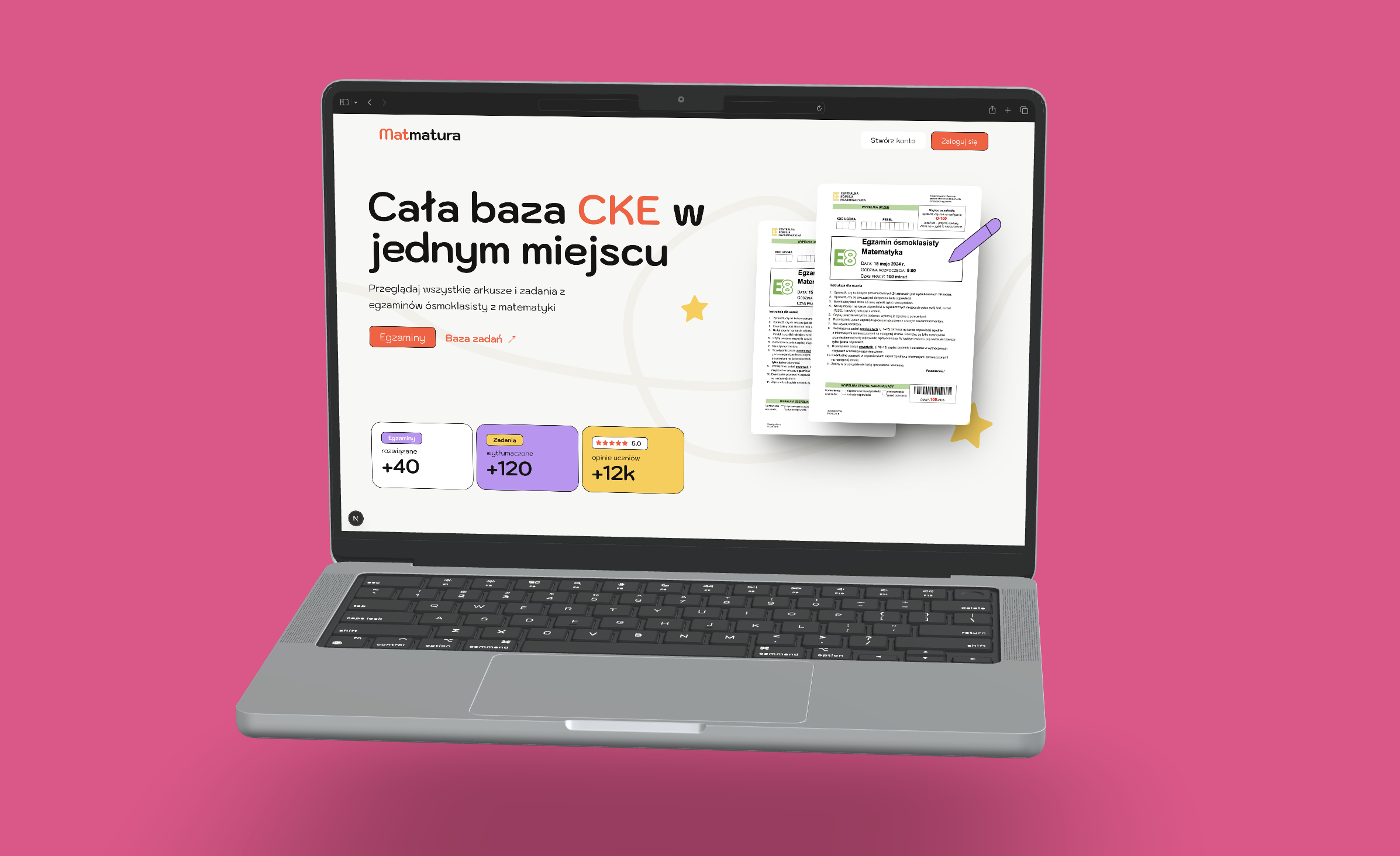 Matmatura project screenshot